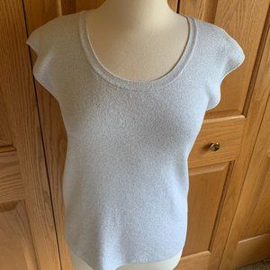 TALBOTS - Cap Sleeve Metallic Sweater - NEW w/Tag